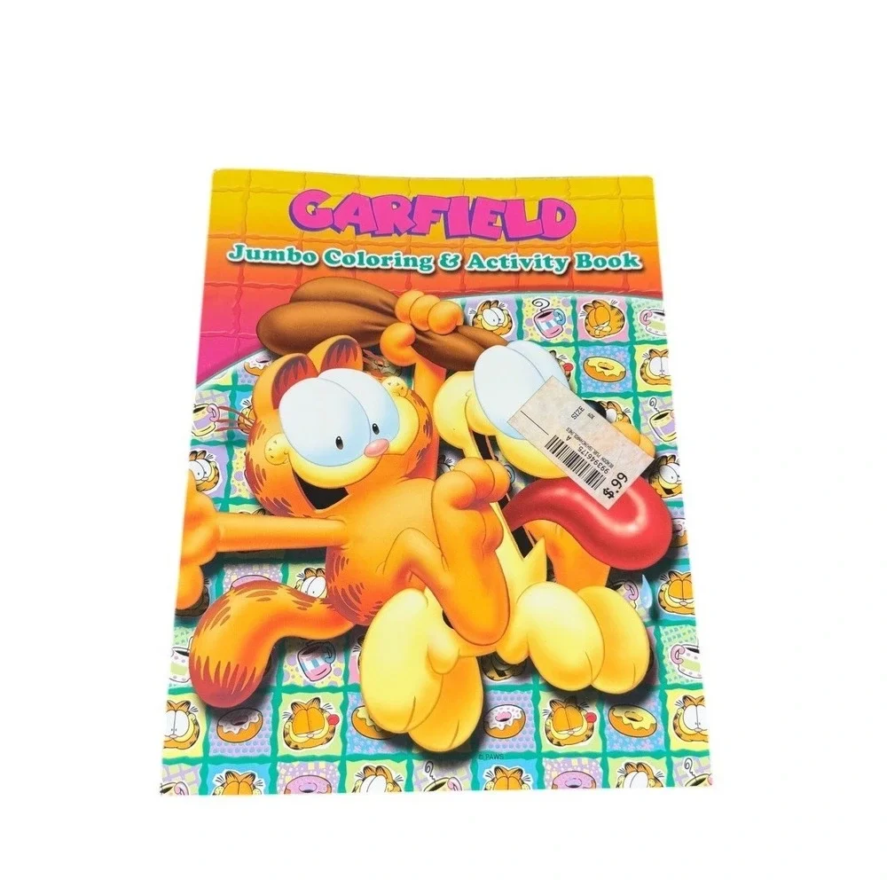 Garfield UNUSED Jumbo Coloring & Activity Book Vintage Odie
